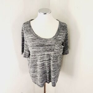 OLD Navy Gray Loose Fitting‎ Scoop Neck Top Women's Medium